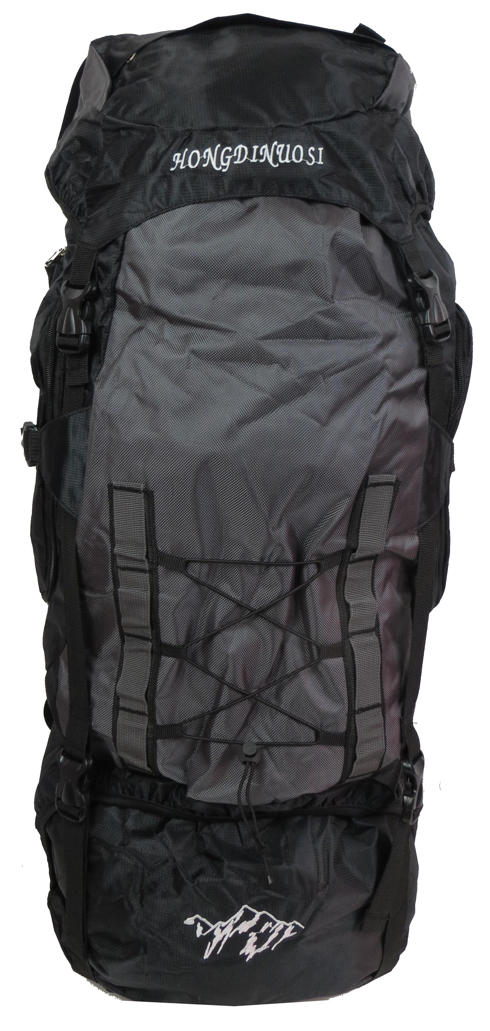 Рюкзак туристичний Hongdinuosi 50 л Чорний/Сірий (8193002 grey)