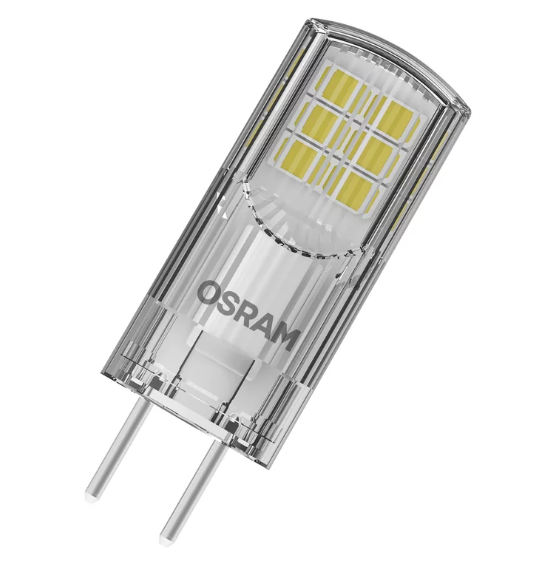 Низковольтная светодиодная лампа Osram 2,6 W 12 V 300 lm 2700 K 320 °С GY6,35 (4058075622418)