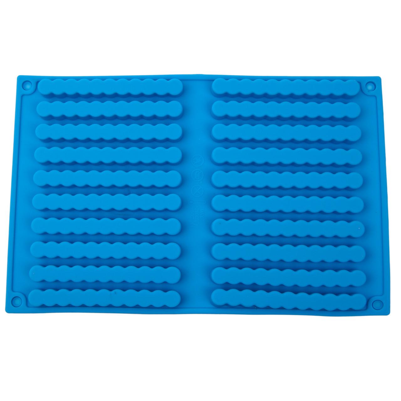 Форма силиконовая для выпечки Палочки 26,5х17 см Синий (2356744459)