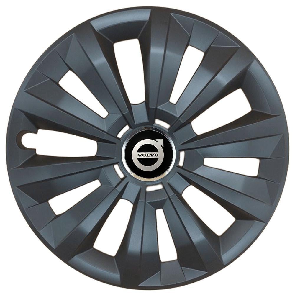 Комплект колпаков SJS R15 для Volvo 346 4 шт. Черный (108324)