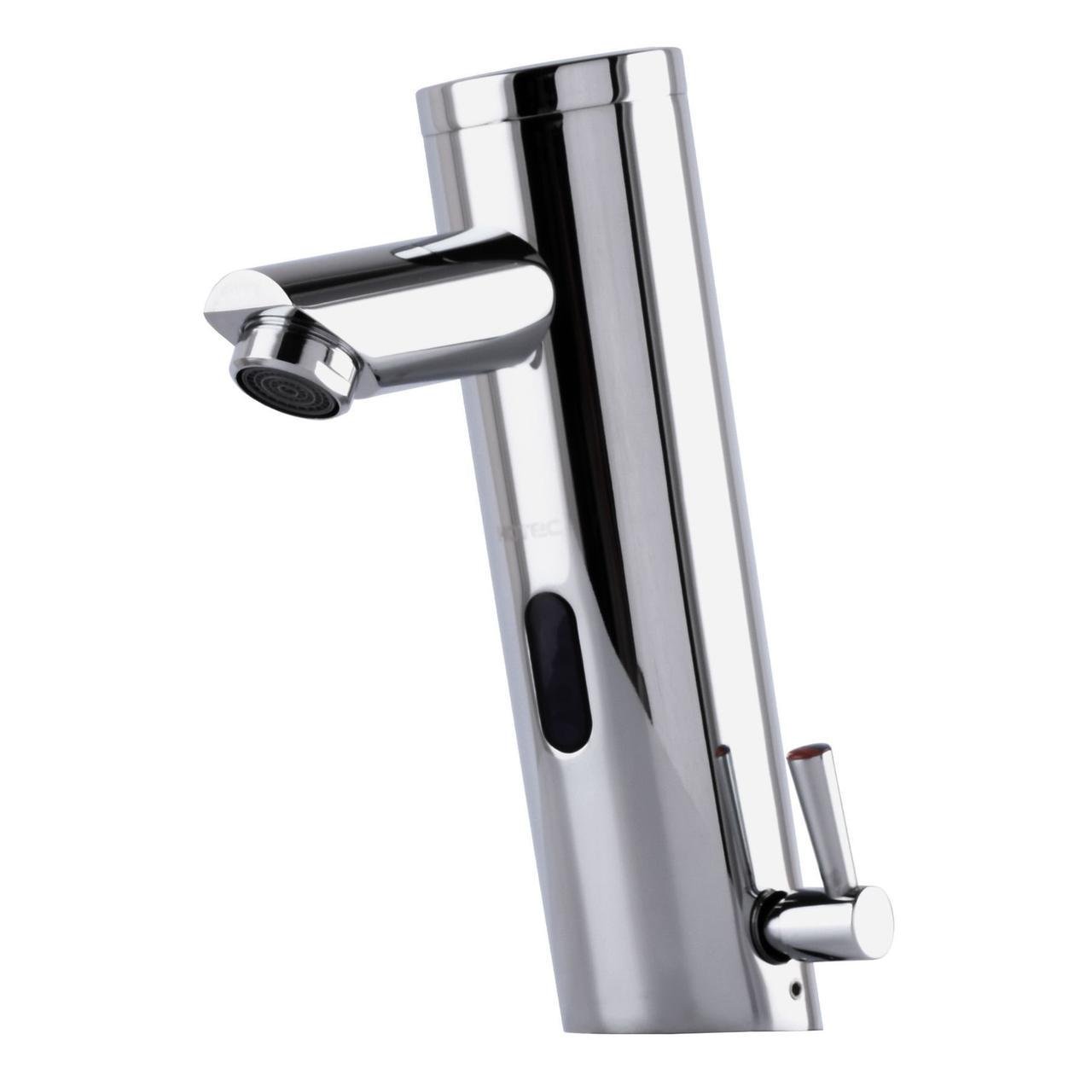 Смеситель сенсорный для умывальника HOTEC 19.111-DC/AC 220V/6V горячая/холодная вода с трансформатором (2633543865)