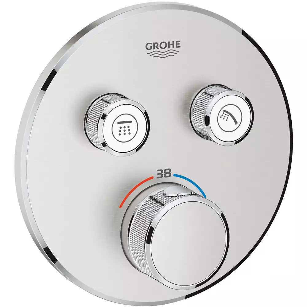 Смеситель скрытого монтажа Grohe Grohtherm SmartControl 29119DC0 с термостатом Хром (34783479) Смеситель скрытого монтажа Grohe Grohtherm SmartControl 29119DC0 с термостатом Хром (34783479)