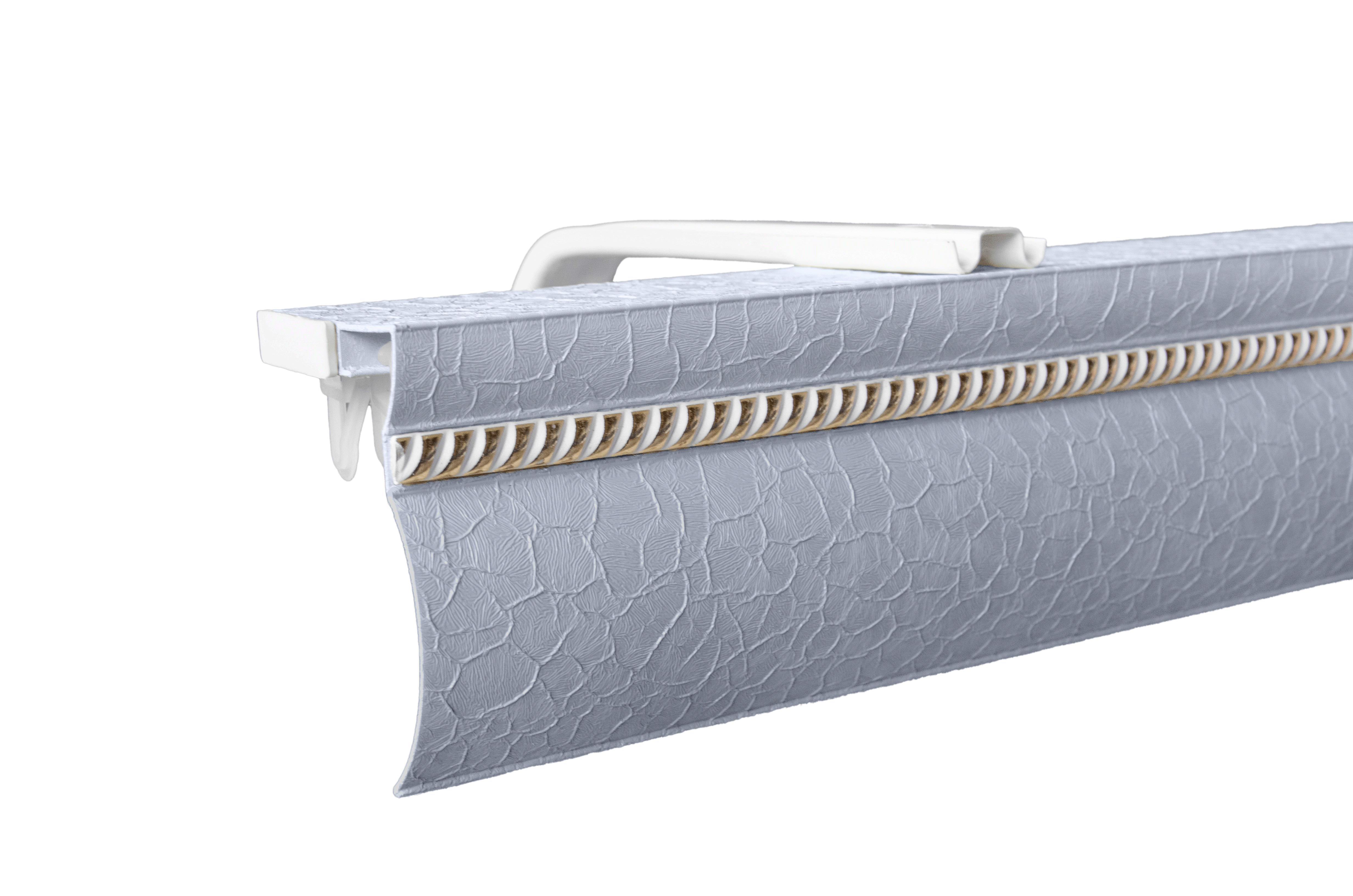 Карниз на стену EURO CONCEPT БР-12 двухрядный 1,5 м Серый крэш