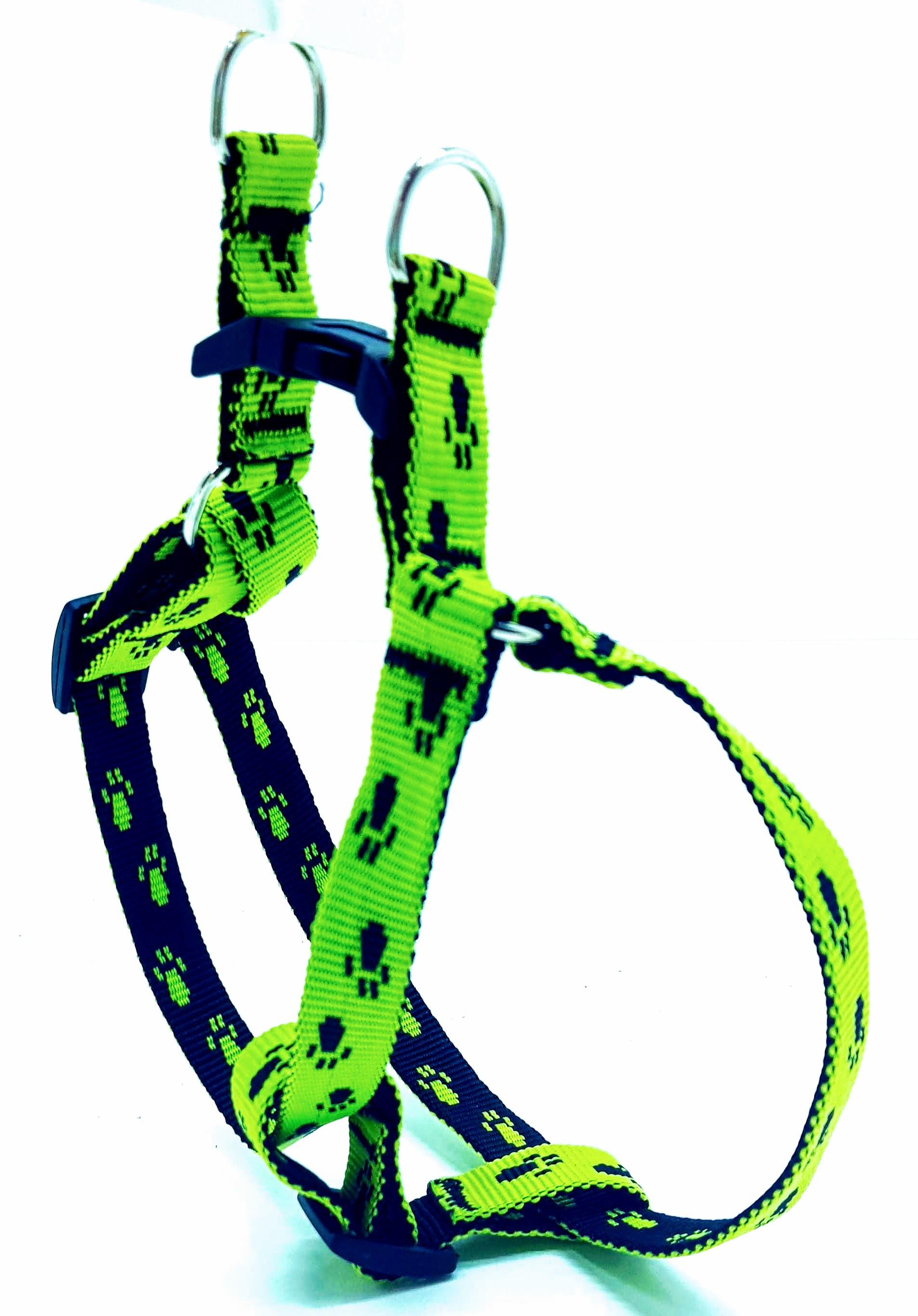 Шлейка для собак Лапки капроновая для декоративных собак 1,6 (ф909)