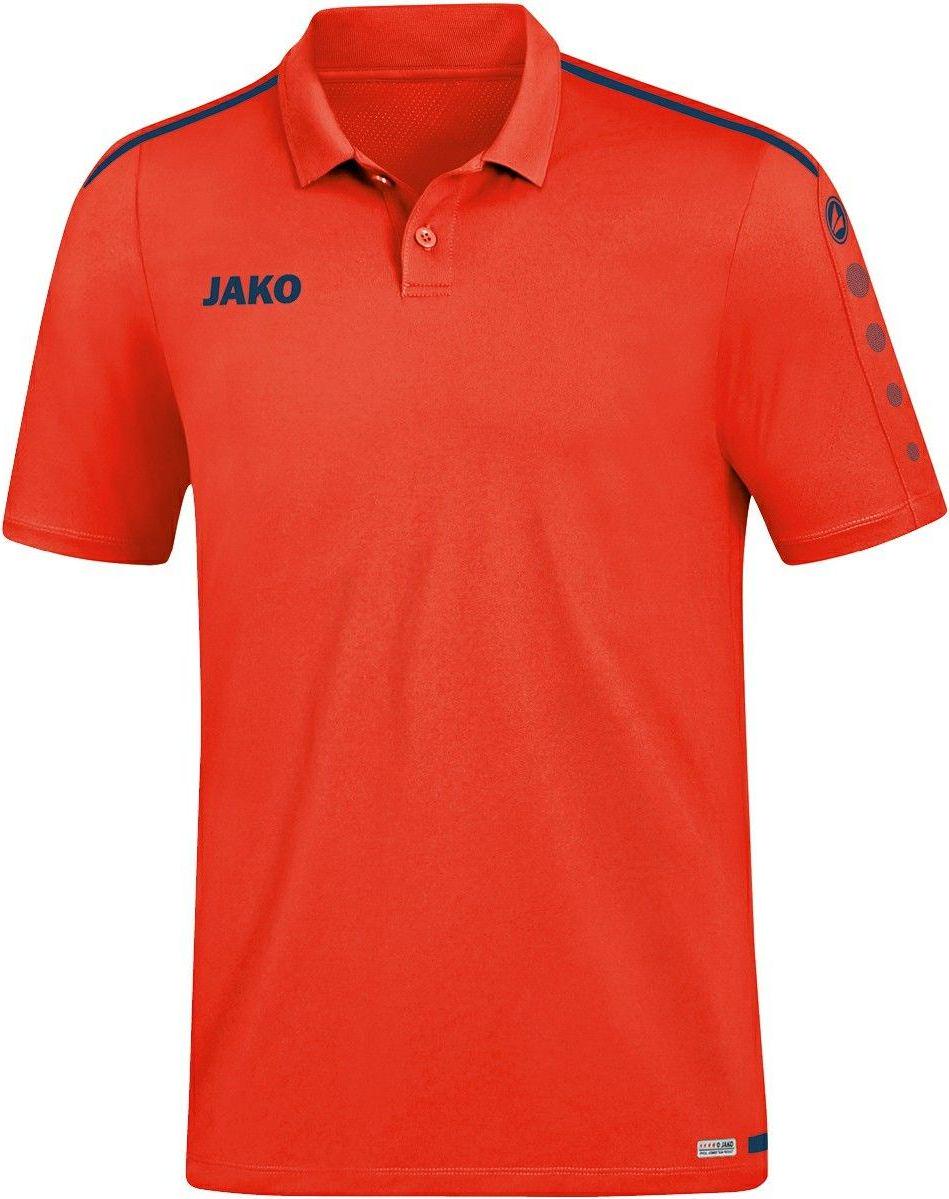 Поло детское Jako STRIKER 2.0 6319-18 р. XS Оранжево-темно-синий