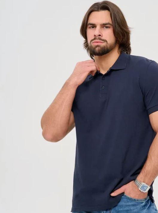 Поло чоловіче Мальта 25/М599/1-43 3XL Темно-синій - фото 2 Поло чоловіче Мальта 25/М599/1-43 3XL Темно-синій - фото 2