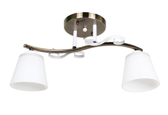 Люстра потолочная Sirius Бронза/Белый(196823/2)