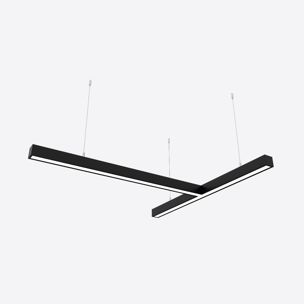 Світильник світлодіодний керований X-LED 80 Вт Т-подібний 840x815x43 мм Чорний (LSNT-80db) - фото 4 Світильник світлодіодний керований X-LED 80 Вт Т-подібний 840x815x43 мм Чорний (LSNT-80db) - фото 4