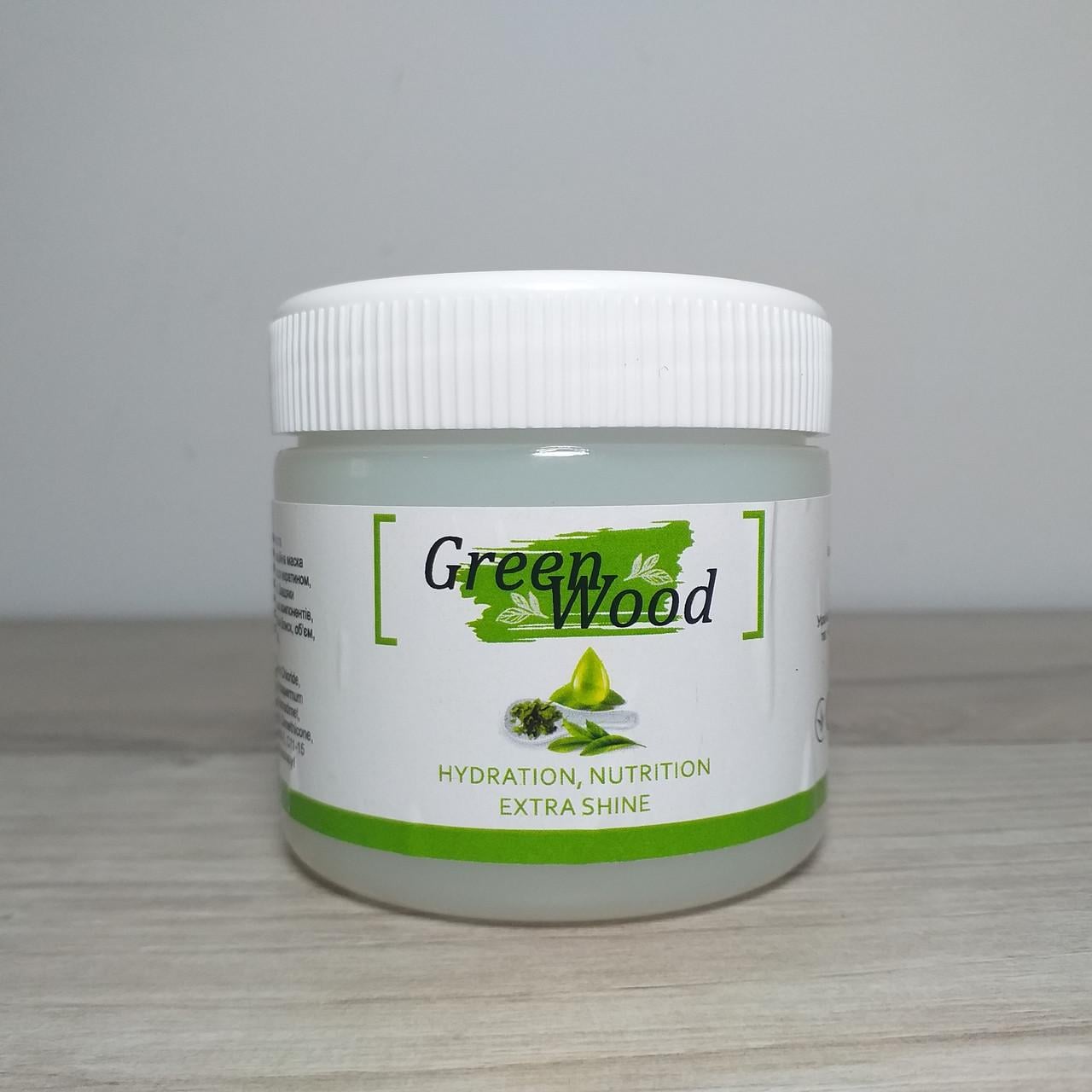 Маска для сухого та пошкодженого волосся Green Wood з кератином 200 г (X-643)