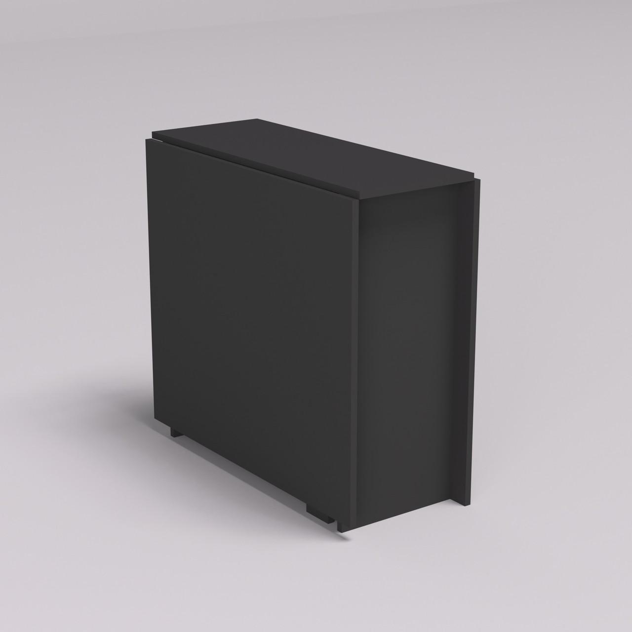 Розкладний стіл-тумба Kontinent number 1 1750х800х750 мм Антрацит (62374840) - фото 3 Розкладний стіл-тумба Kontinent number 1 1750х800х750 мм Антрацит (62374840) - фото 3