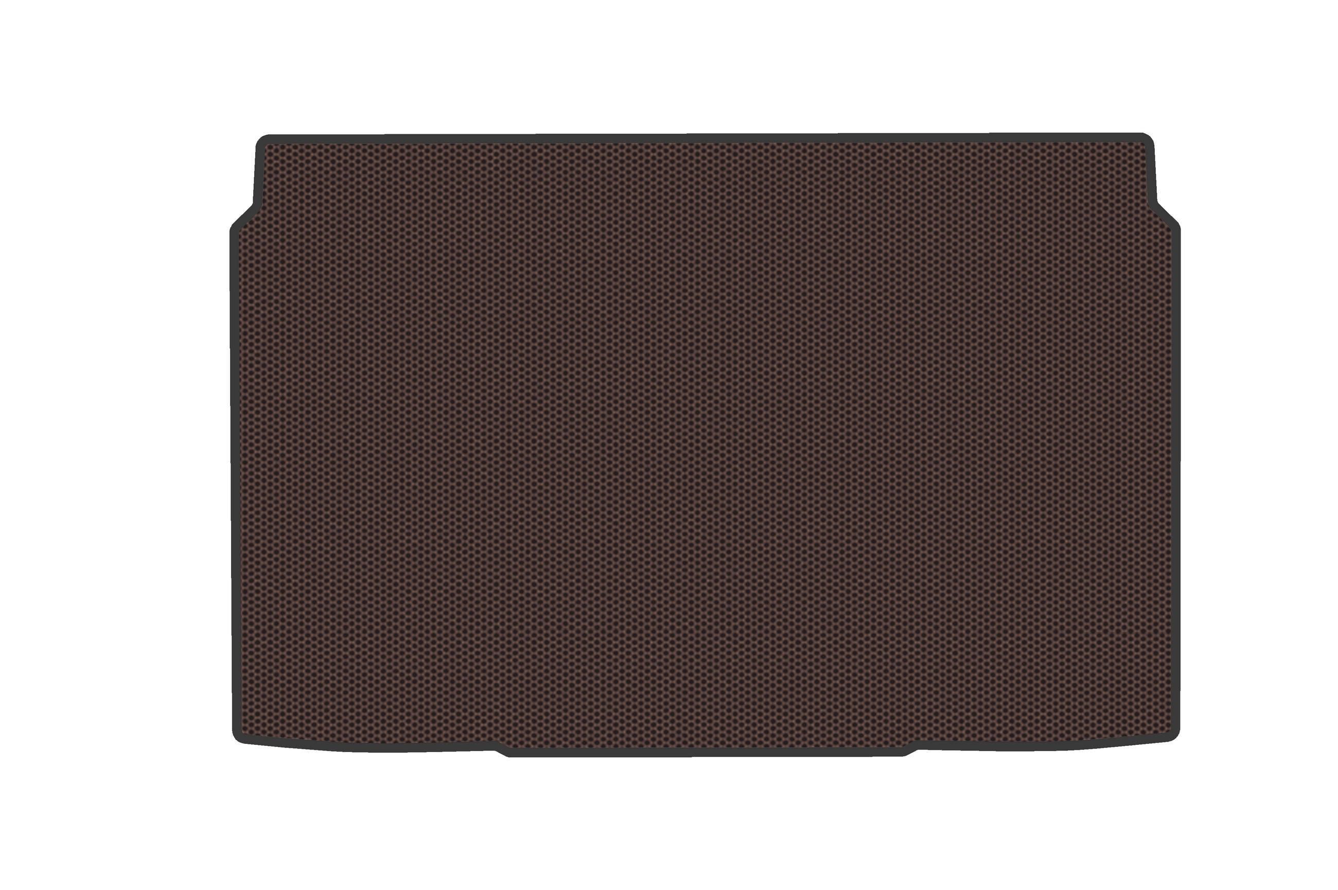 Коврик в багажник Digital Designs Бензин для Peugeot 208 2019- рр. резина Коричневый (186643)