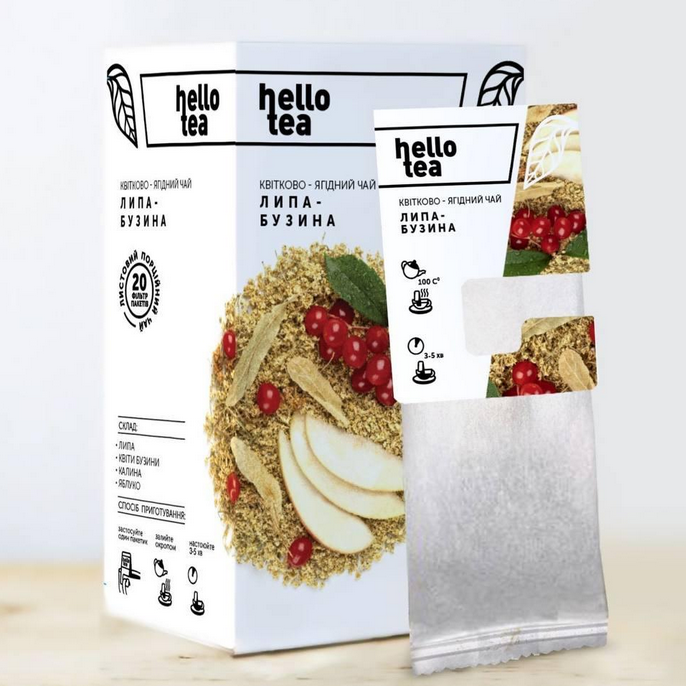 Чай цветочно-ягодный Hello Tea Липа/Бузина 20 шт. (1986874078)