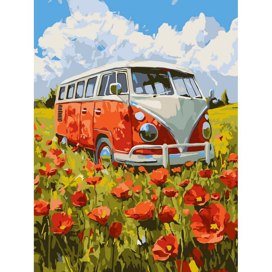 Картина за номерами Ideyka Подорож у червоне 30x40 см (KHO6392)