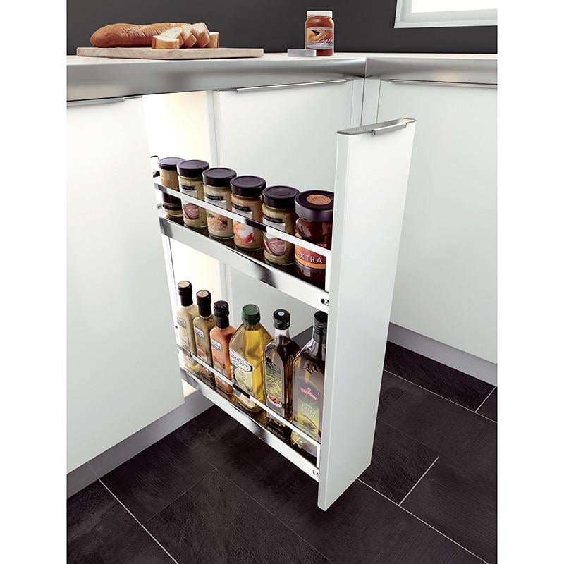 Карго Muller Violet боковое левое 2 полки с доводчиком 150 мм Графит (162683)