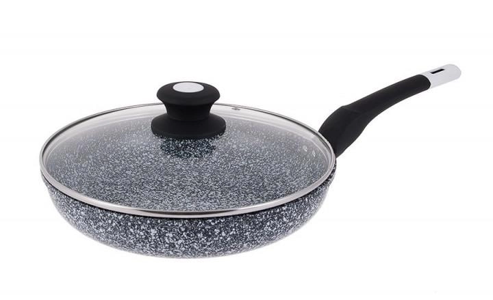 Сковорода Edenberg EB-4136 з кришкою та гранітним покриттям (9298573)