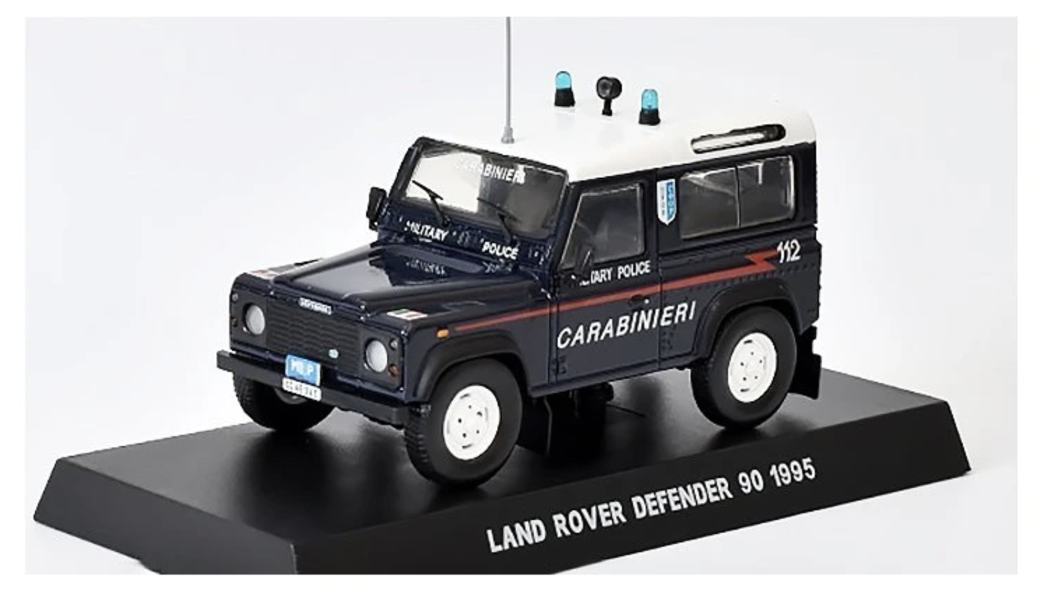 Колекційна модель Land Rover Defender 90 1995 Carabinieri DeAgostini 1:43