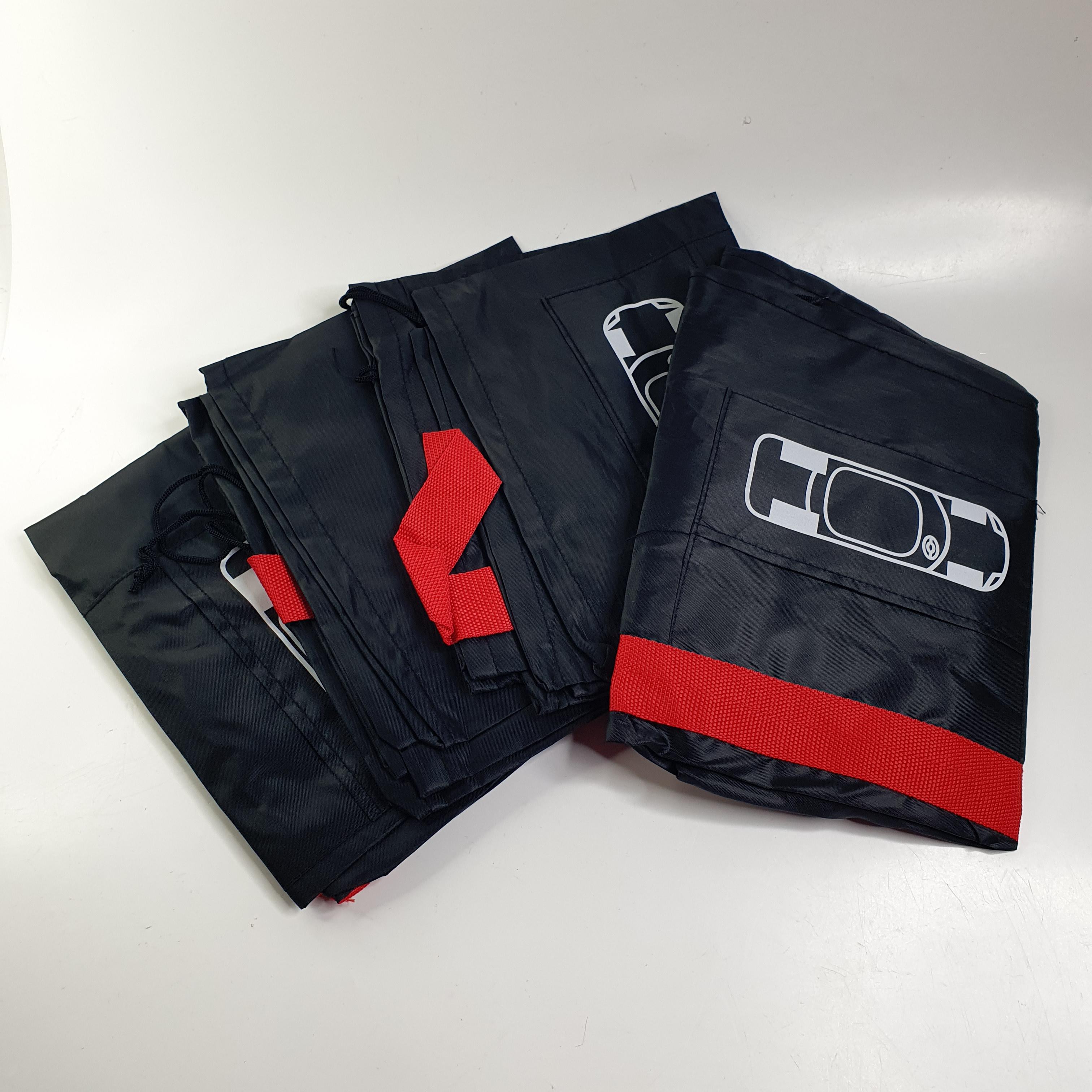 Комплект защитных чехлов для колес R15-R16 4 шт. Черный (DT-125)