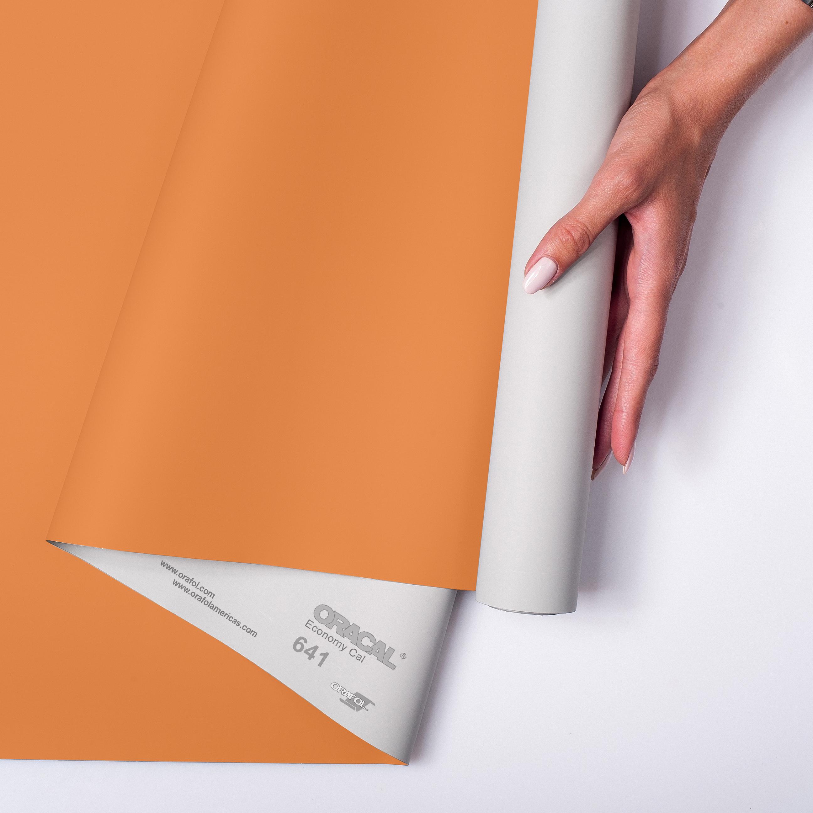 Самоклейка плівка аплікаційна ORAFOL 641 1x50 м мат 035 Пастельно-помаранчевий (00-00014303)