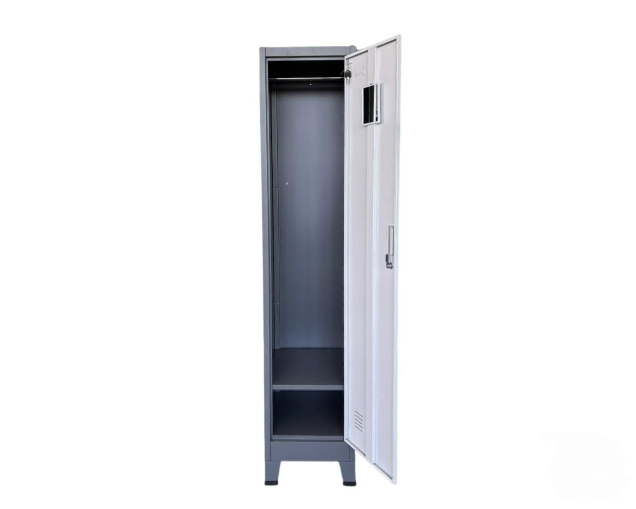Шкаф одинарный стальной на ножках Locker-1T 380х450х1800 мм