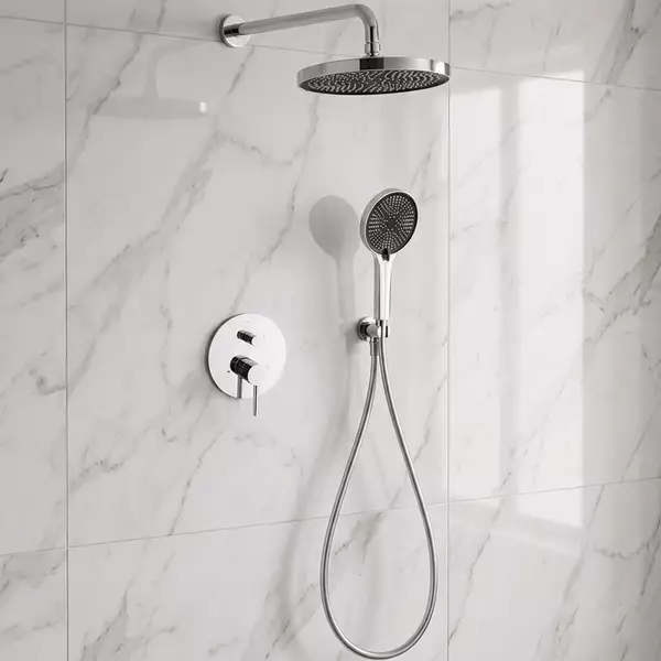 Душевая система скрытого монтажа Devit Flow D117125001111C Хром (35623883)