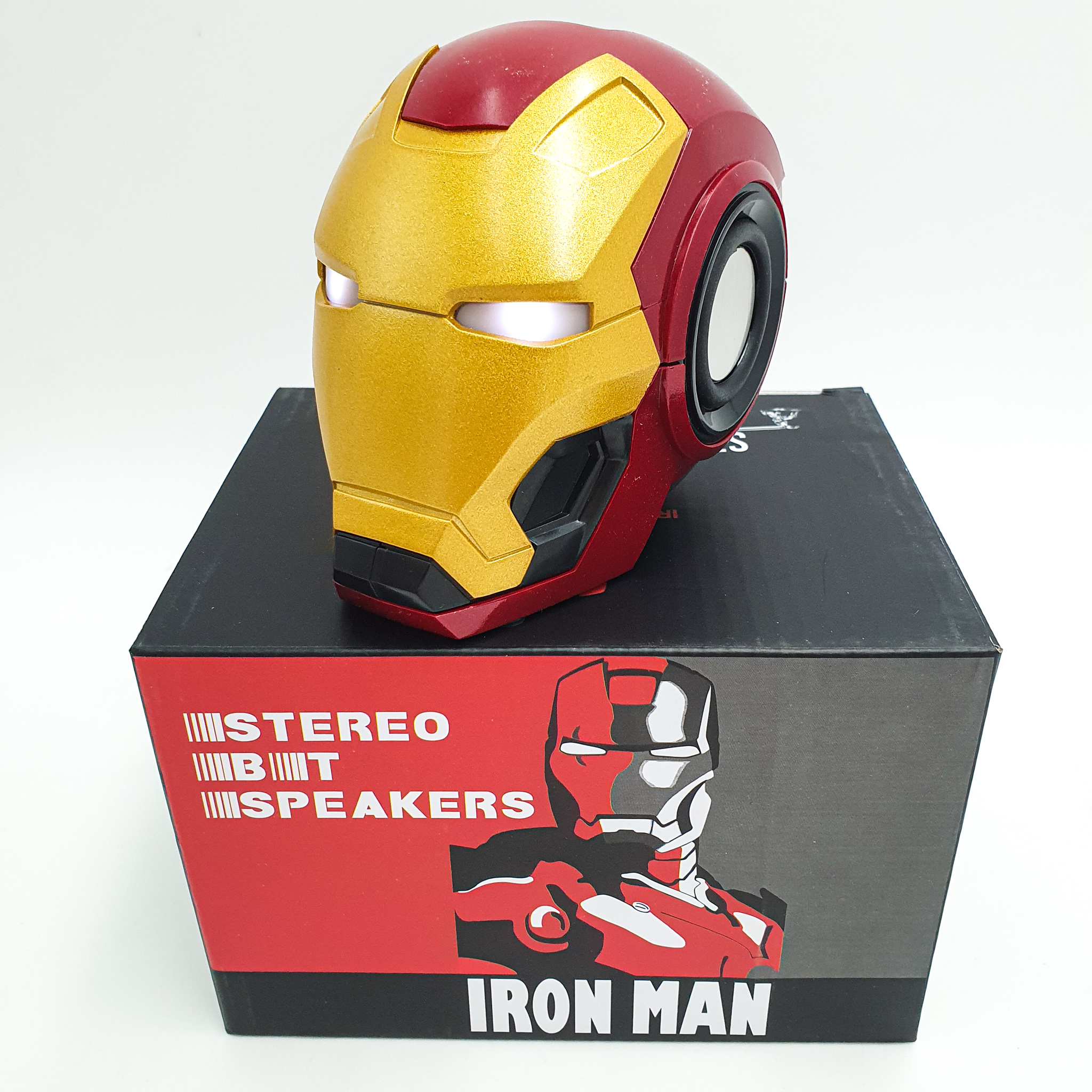 Портативна Bluetooth-колонка Iron man 3W Червоний (e51046e0) - фото 7