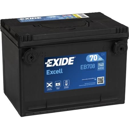 Акумулятор EXIDE EB708 - фото 1