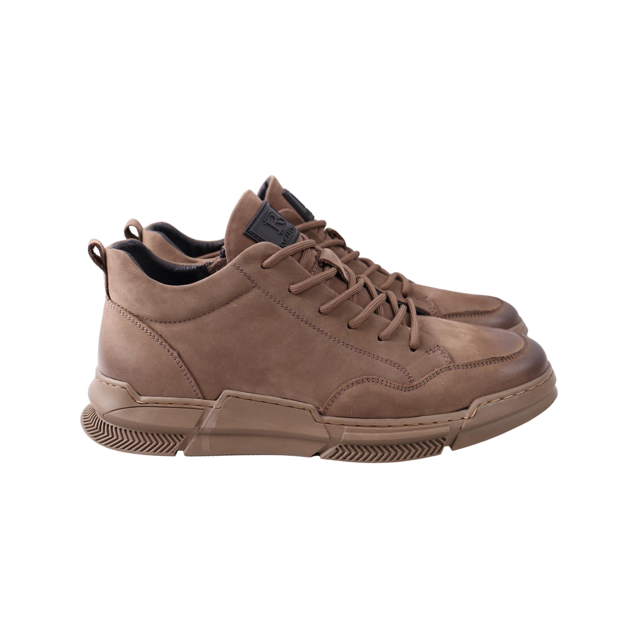 Ботинки мужские Berisstini 186-23DHS р. 40 натуральный нубук Хаки (29209600)