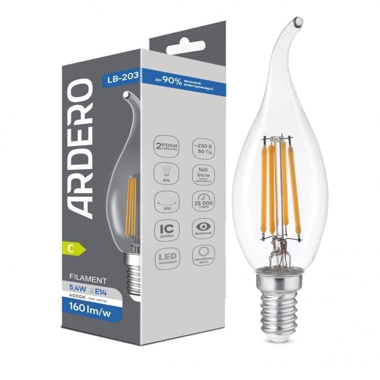 LED-лампа ARDERO LB-203 5,4 Вт E14 4000K (29177243)