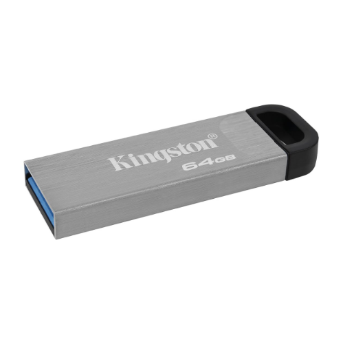 Флеш-память Kingston DT Kyson Gen 1 64 Гб Silver/Black (DTKN/64GB) - фото 2