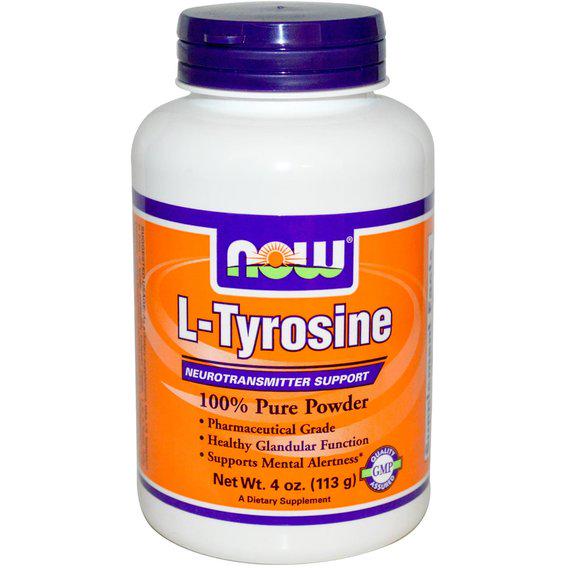 Тирозин NOW Foods L-Tyrosine POWDER 4 OZ 113 г 283 порцій