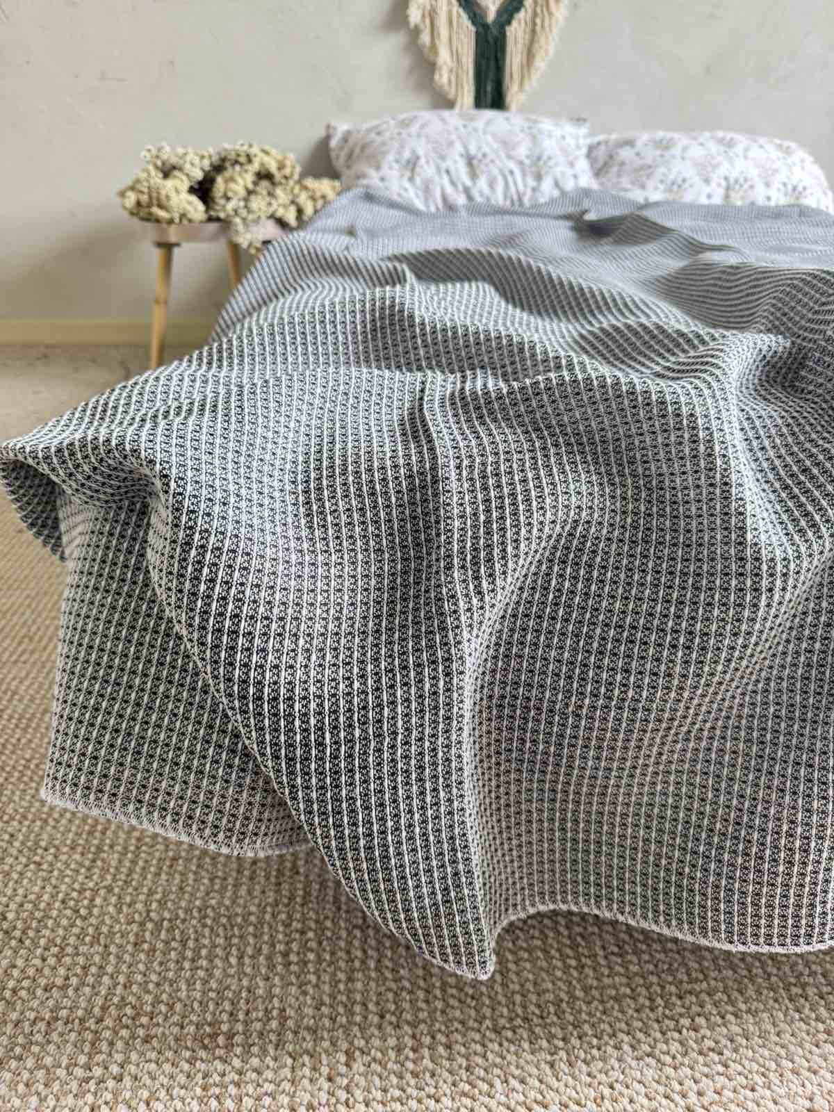 Простыня вафельная ZEINTEX хлопчатобумажная 200х220 см Черный (26417529) - фото 7 Простыня вафельная ZEINTEX хлопчатобумажная 200х220 см Черный (26417529) - фото 7