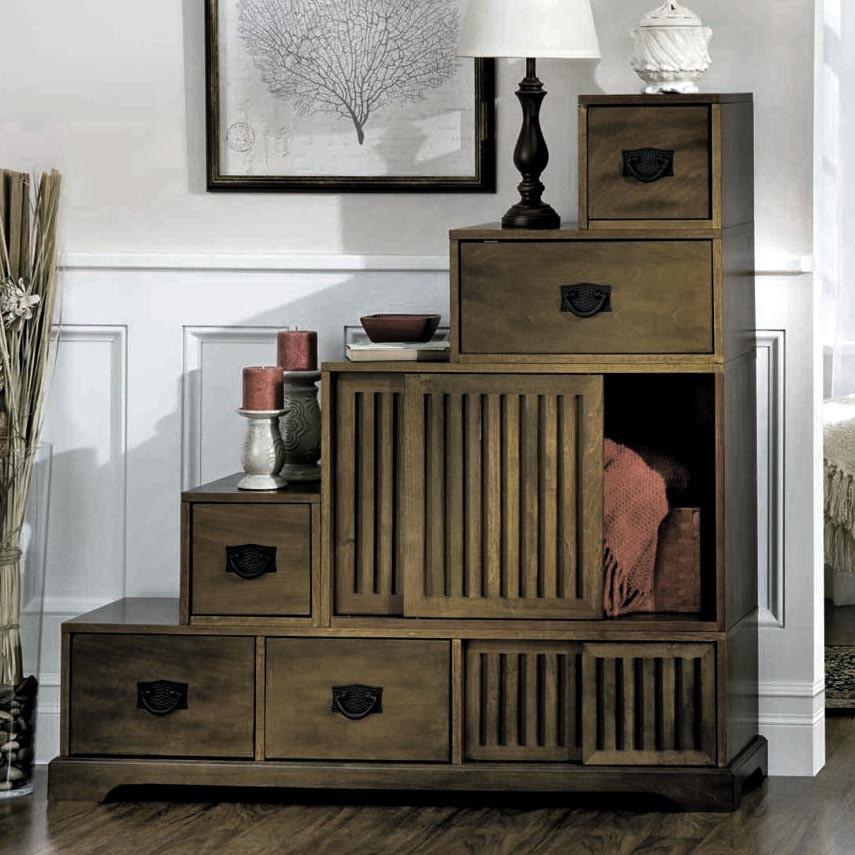 Комод тансу из дерева Джери Эспрессо (КТУ-002735)