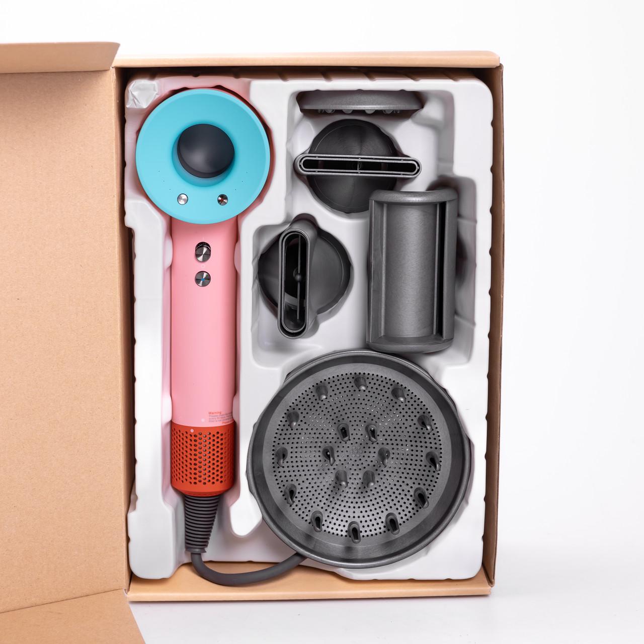 Фен стайлер для волос Supersonic Premium 5в1 1600 Вт 5 насадок 3 режима скорости с ионизацией Розовый (PH770PBL) - фото 2 Фен стайлер для волос Supersonic Premium 5в1 1600 Вт 5 насадок 3 режима скорости с ионизацией Розовый (PH770PBL) - фото 2