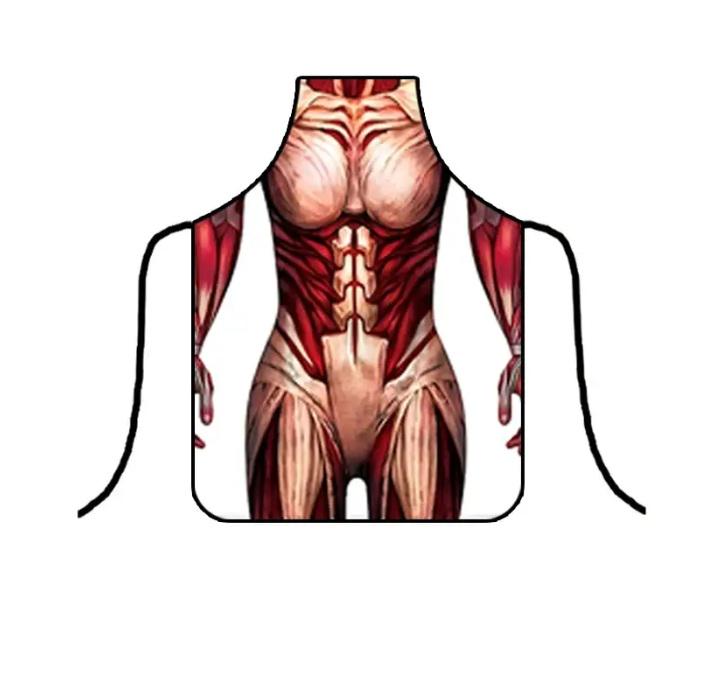 Фартук прикольный для праздника 75х60 см Разноцветный (50082)