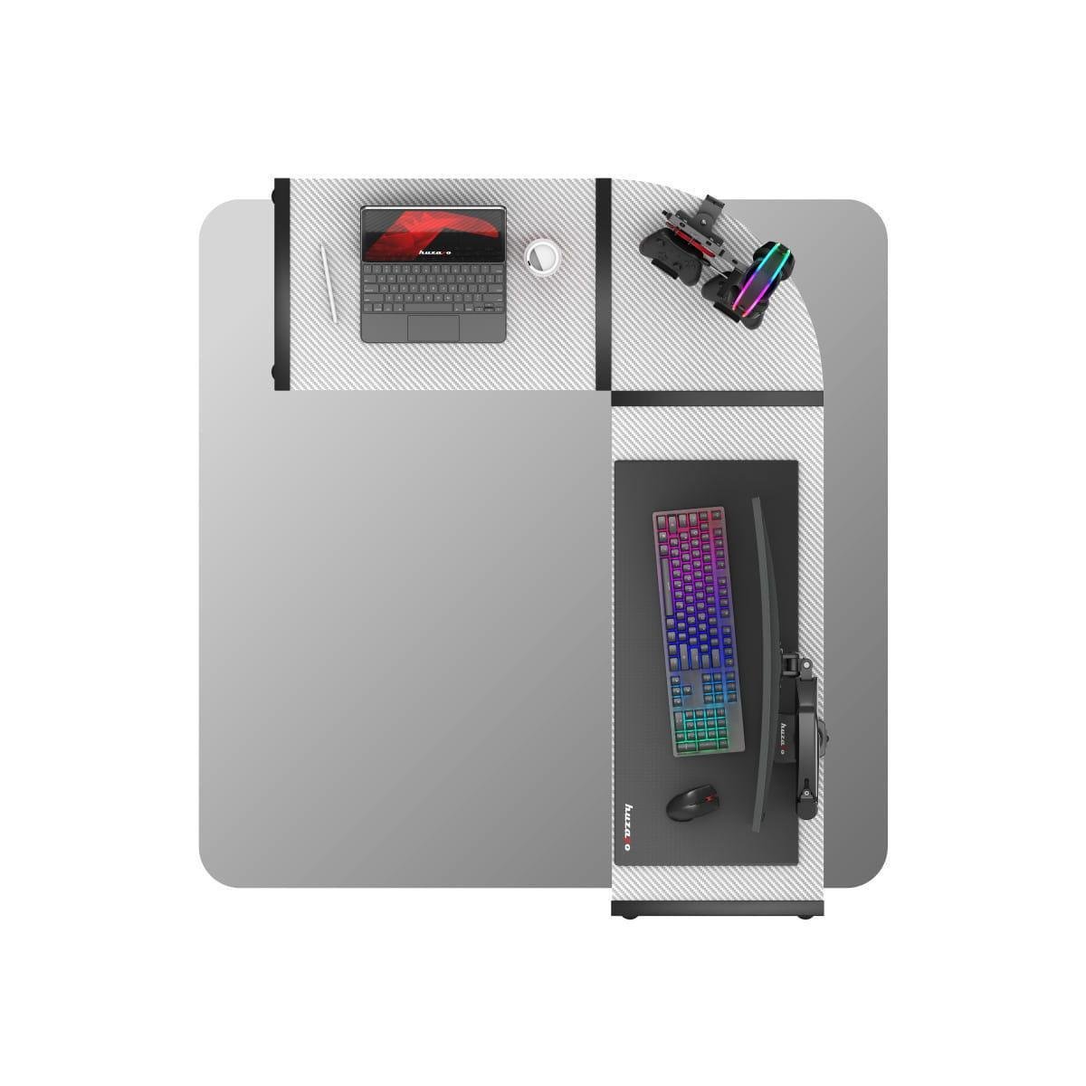 Стол компьютерный Huzaro Hero 6.0 White (20335160) - фото 4