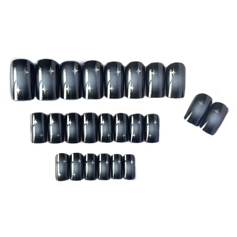 Накладные ногти с клеем Bananahall LK13455 24 шт. Черный (A9891) - фото 2 Накладные ногти с клеем Bananahall LK13455 24 шт. Черный (A9891) - фото 2