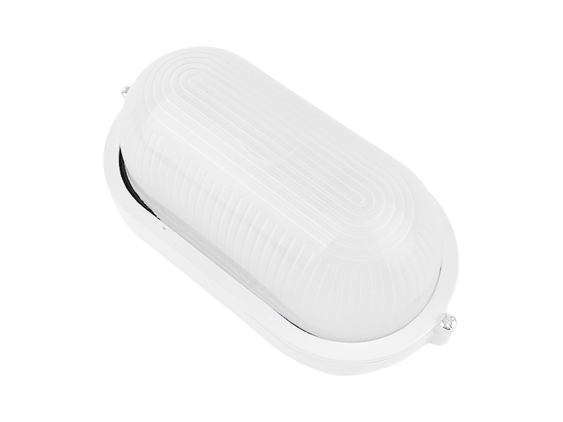 Світильник ЖКГ Lemanso BL-1451/BL-1401 20W для LED лампи овальний Білий (9697)