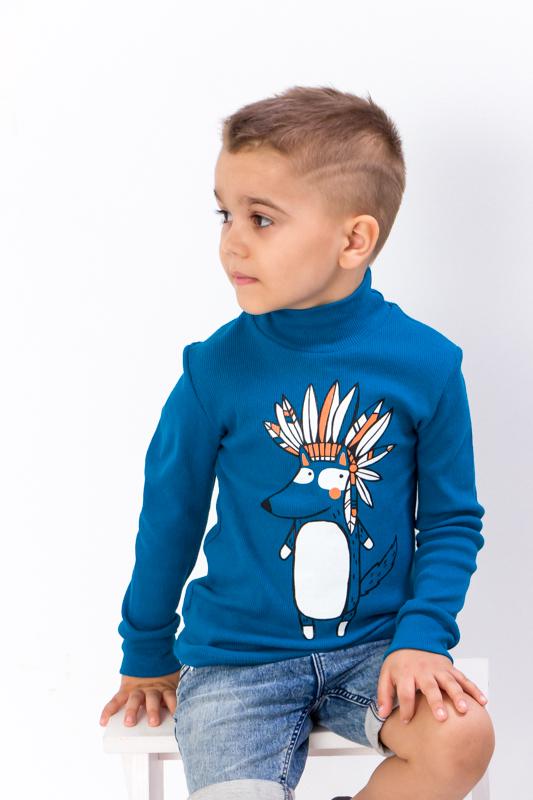 Водолазка для мальчика Носи свое Лис 134 см Темно-бирюзовый (6068-019-33-2-v61)