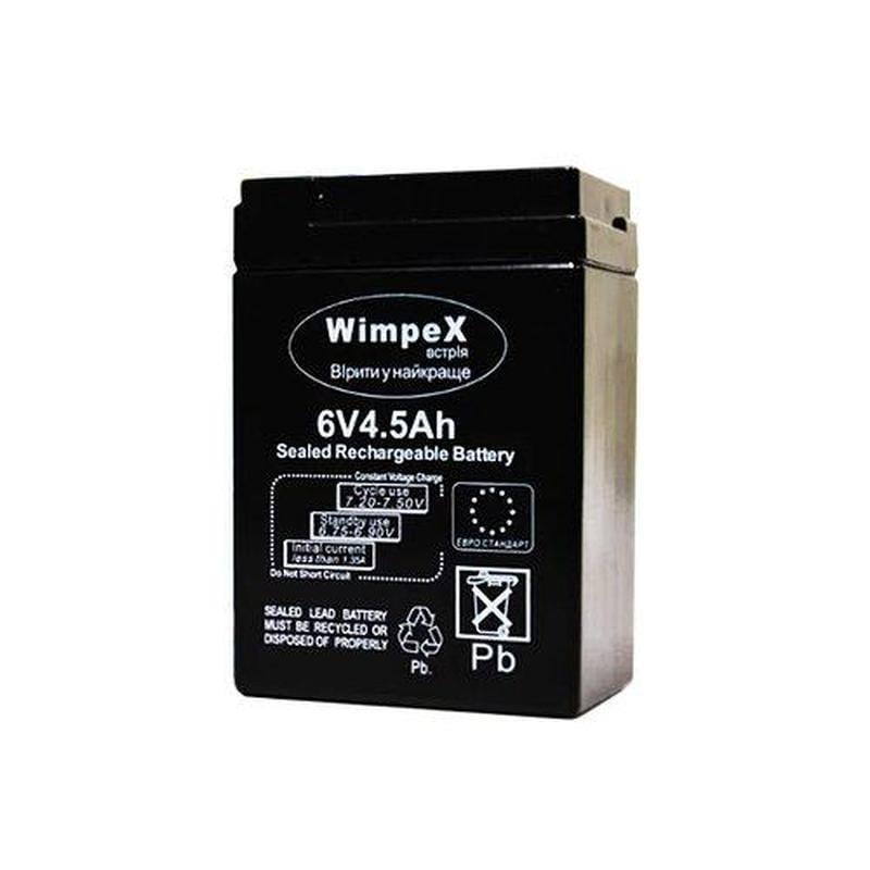 Акумулятор Wimpex WX-645/6V/4.5AH/20HR багатофункціональний (WX 645)