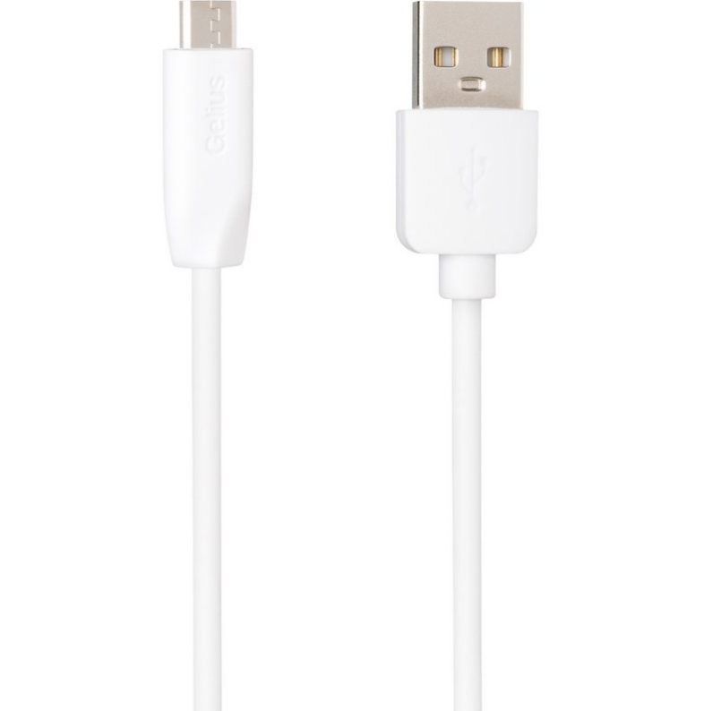 Кабель USB Gelius One GP-UC116 MicroUSB 12W 2 м White
