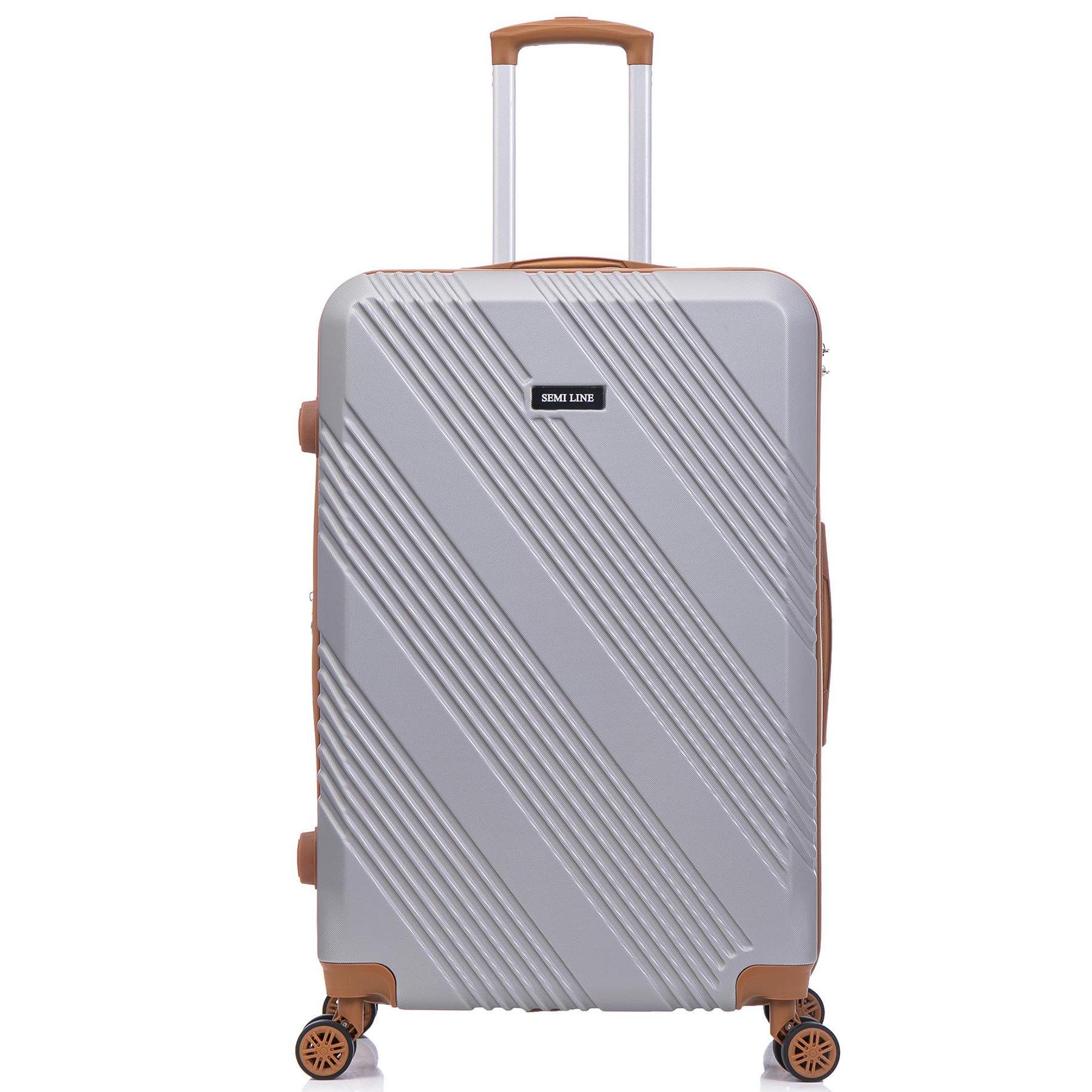 Чемодан SEMI LINE 28" Light Grey (T5849-3) - фото 2 Чемодан SEMI LINE 28" Light Grey (T5849-3) - фото 2