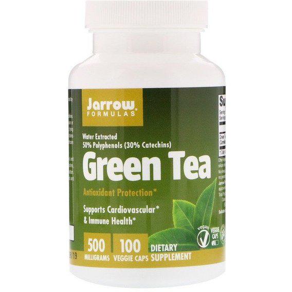 Зеленый чай Jarrow Formulas Green Tea 500 мг 100 Veg Caps