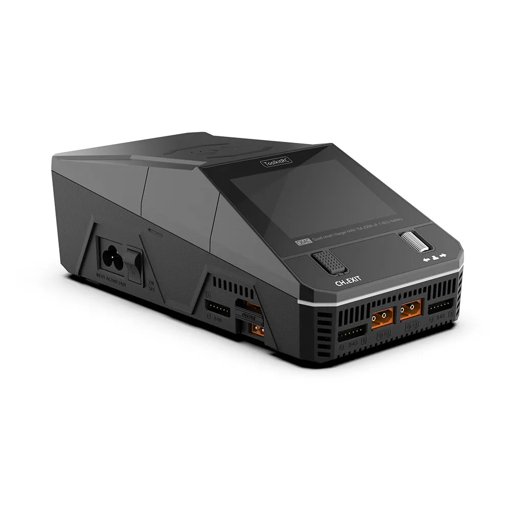 Зарядний пристрій ToolkitRC Q6AC AC 100Wx4/DC 250Wx4 (TK12900-EU)