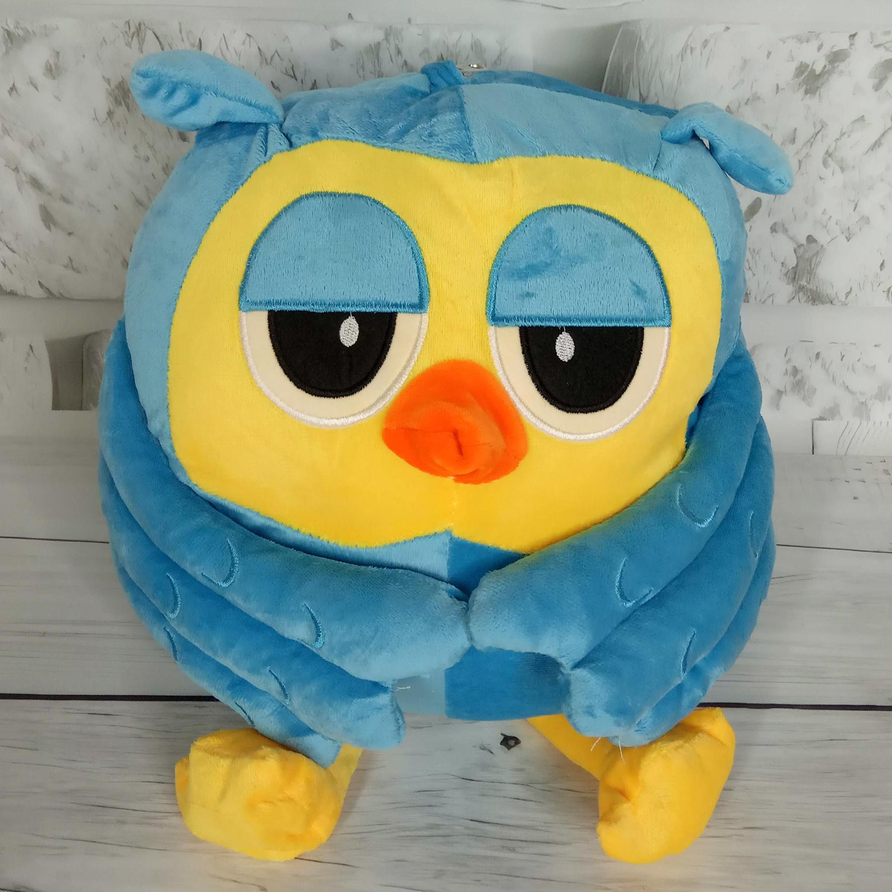 М'яка іграшка Сова Colorful Home з пледом усередині Блакитна (79f9e70d)