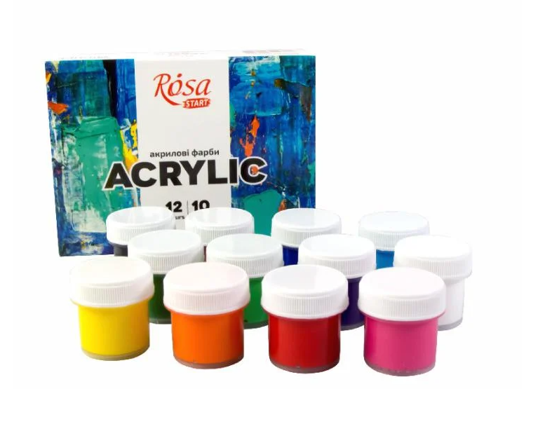 Набор акриловых красок ROSA Start Color 12x10 мл