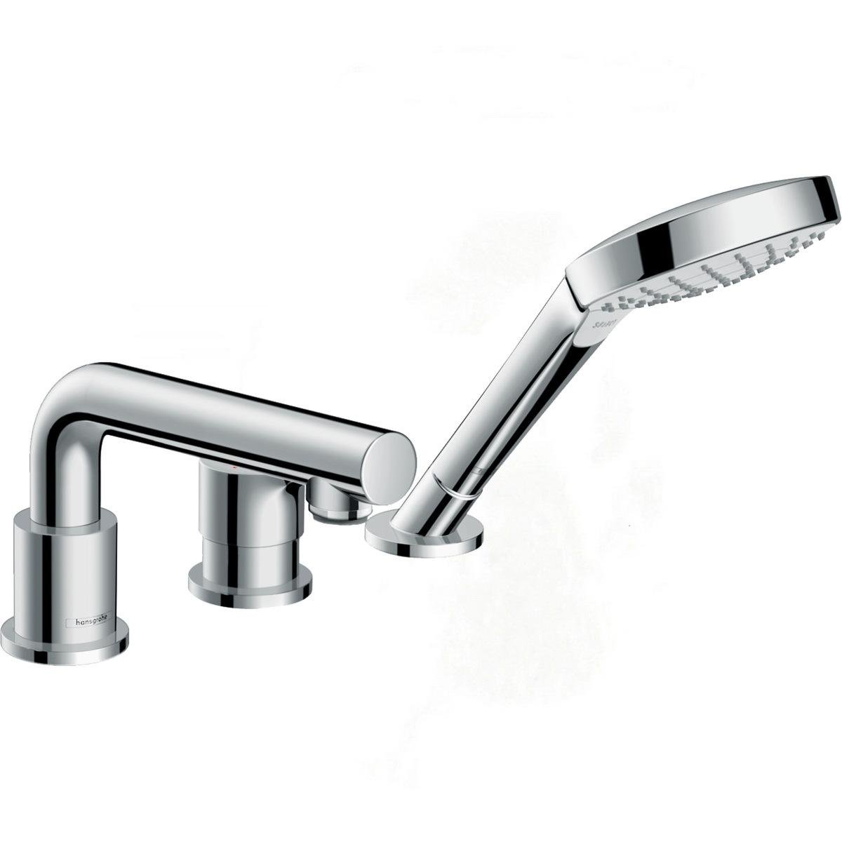 Cмеситель на борт ванны Hansgrohe Talis S 72417000 на три отверстия Хром (157536)