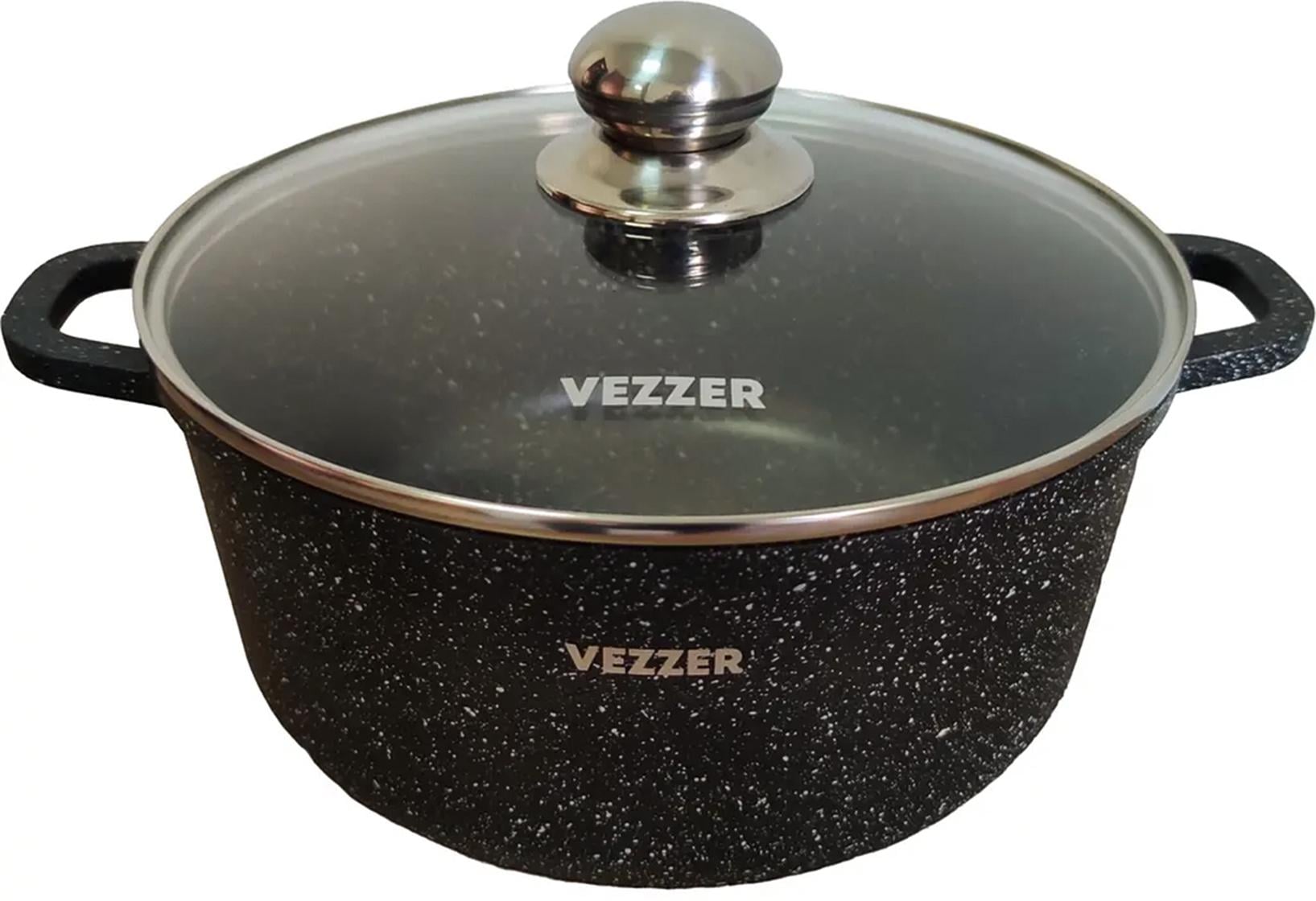 Кастрюля Vezzer 6,5 л с крышкой 28 см (VZ8047)