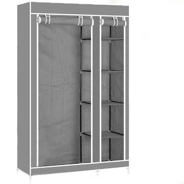 Шафа-органайзер тканинна на 2 секції Сірий (1001963-Gray-0) Шафа-органайзер тканинна на 2 секції Сірий (1001963-Gray-0)