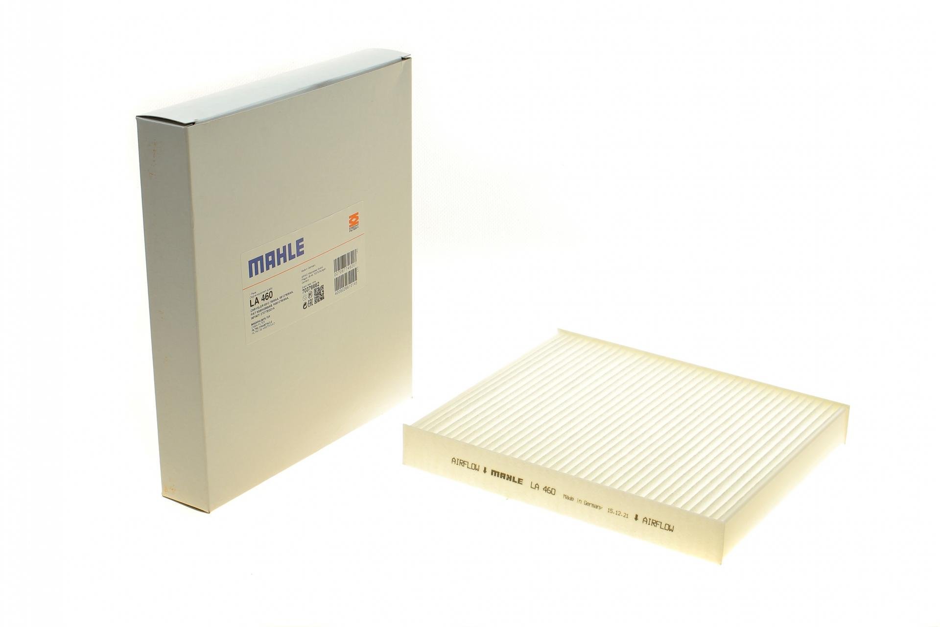 Фільтр салону KNECHT для Chrysler Grand Voyager 2,8CRDI/3,6 24V 07- (LA 460)