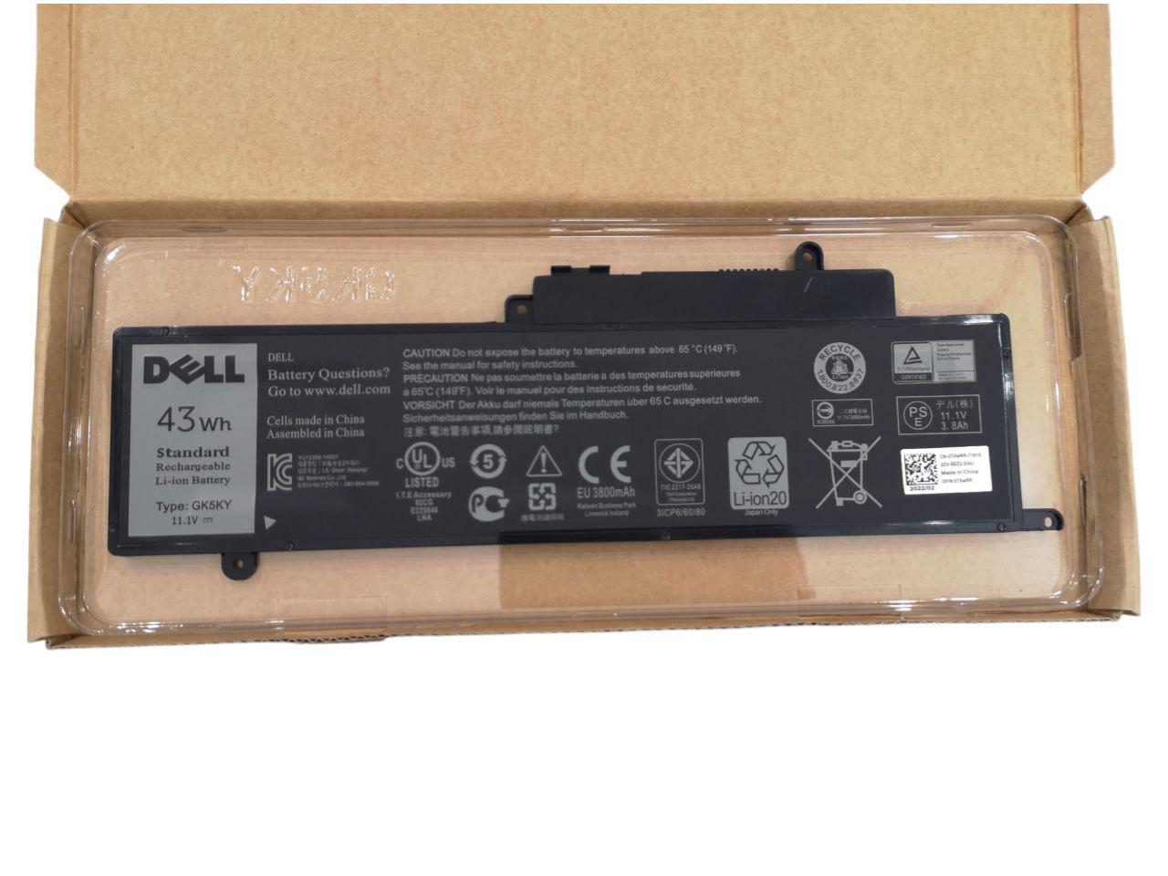Акумулятор для Dell Inspiron 11 3000/92NCT/04K8YH/092NCT/GK5KY 3950 mAh 43Wh